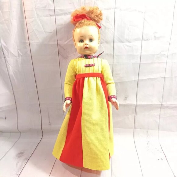 Vintage 25" Sleepy Eye Red Hair Dol - Picture 8 of 10